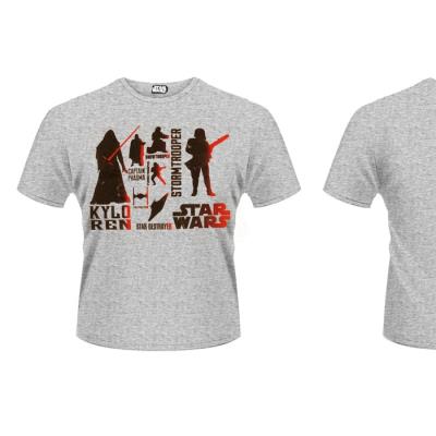 Star Wars Episode VII - T-Shirt Red Villains Character (S)