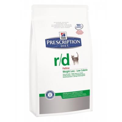 Croquettes hill's prescription diet feline r/d sac 1,5 kg