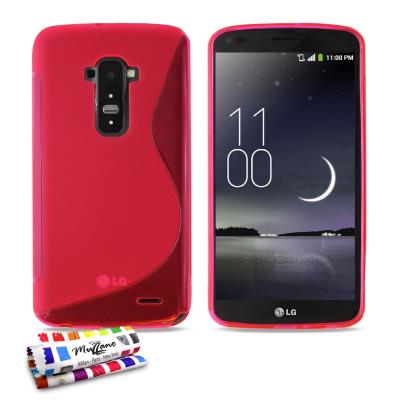 Coque Souple ORIGINALE Ultra Fine Rose , Le S,  Premium de MUZZANO pour LG G FLEX D959