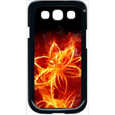 Coque samsung s3 fleur en feu fire flowers
