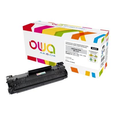 OWA - zwart - tonercartridge (alternatief voor: HP CB435A)