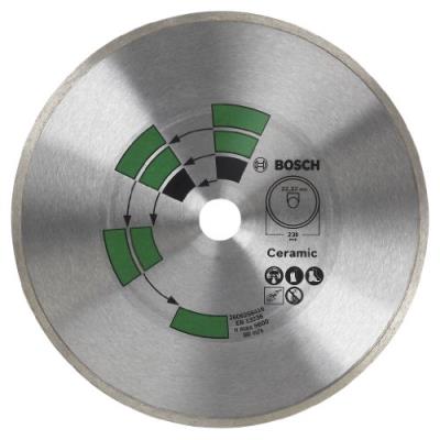 Abrasif pour Ponceuse Bosch Accessoires - Disque Diamante Carrelage 230 Mm