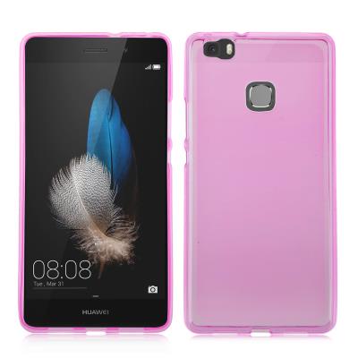 Huawei P9 Lite Etui Housse Coque de protection Ultra Fine Silicone TPU Gel Pour Huawei P9 Lite (Jelly - Rose)