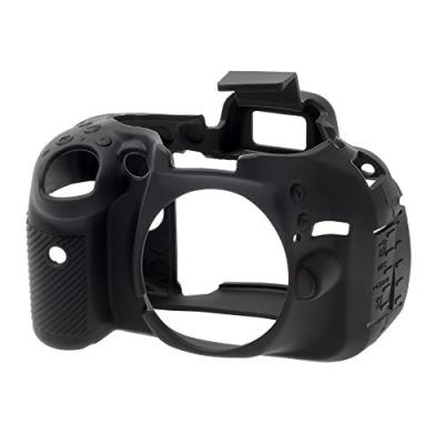 easyCover ECND5200 Coque en silicone pour Nikon D5200 Noir