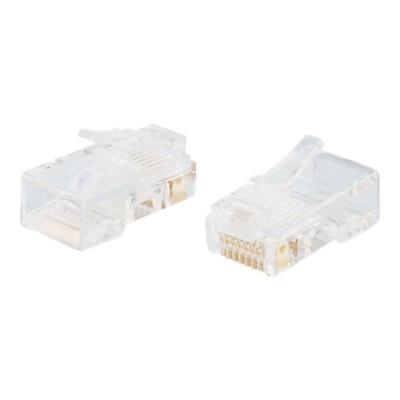 C2G RJ45 Cat5E Modular Plug for Flat Stranded Cable - connecteur de réseau