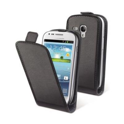 Etui Slim à rabat Noir Samsung Galaxy S3 mini i8190