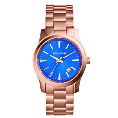 Montre Femme Michael Kors Runway MK5913 Bracelet en acier de couleur or rose
