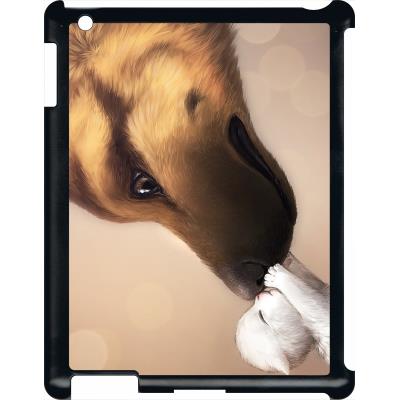 Coque pour apple ipad 3 amour de chaton chien
