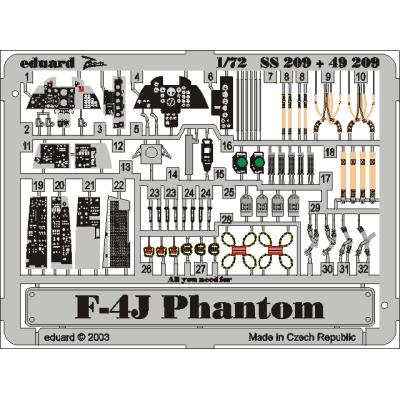Eduard F-4J Phantom Ii - 1:72E - Accessories - Image 3