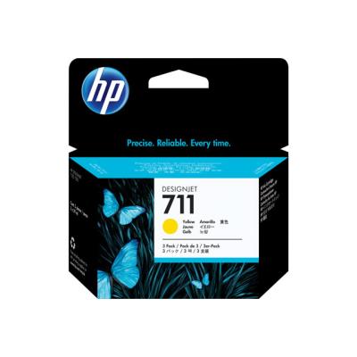 HP 711 - 3 - geel - origineel - inktcartridge