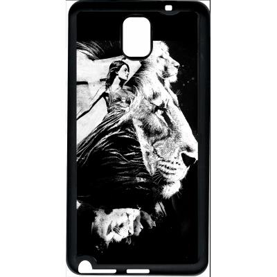 Coque samsung note 3 creative art le lion