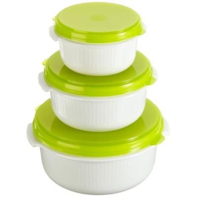 EMSA 509741 MICRO FAMILY MICROSET 3 BOÎTES ALIMENTAIRE VERT 0,5 L / 1 L / 1,5 L