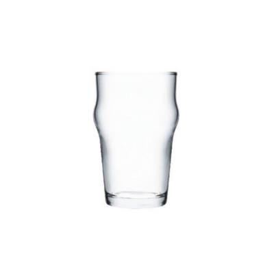 Chope à bière forme haute 28 cl Nonik Trempé - Pasabahce Professionnal 42987 - Lot de 6