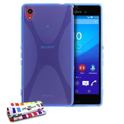 Coque Souple Ultra-Slim Le X Premium Bleu pour XPERIA M4 AQUA