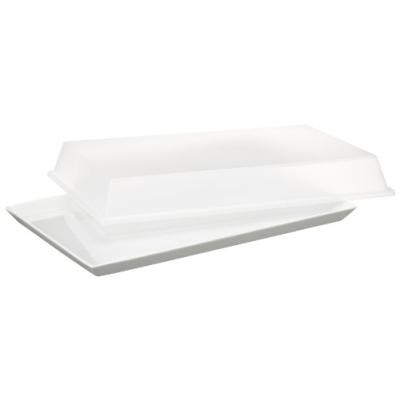 ARZBERG 3330/00001/3822 PLATEAU AVEC COUVERCLE TRANSPARENT 21 X 33 CM LIVRÉ DANS UN EMBALLAGE CADEAU