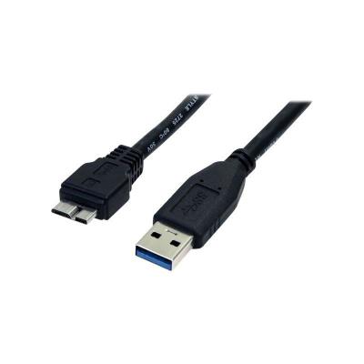 StarTech.com 50 cm zwarte SuperSpeed USB 3.0-kabel A naar micro B - M/M - USB-kabel - 50 cm