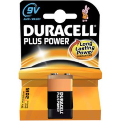 Duracell Plus Power batterie - 9V - Alcaline x 2