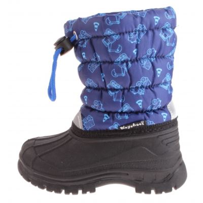 bottines d'hiver Bottines d'hiver Trafic junior bleu/noir taille 20/21