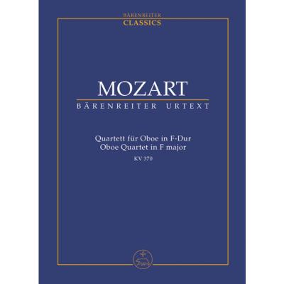 Partitions classique BARENREITER MOZART W.A. - OBOENQUARTETT F-DUR KV 370(368b) - SCORE Format poche