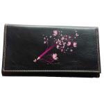 Porte Chéquier Long Personnalisable - Portefeuille Noir Motif Top Secret - Avec Emplacement Cartes