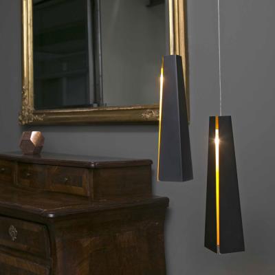 Suspension Noir/Or Led 6W - Pluma - FARO - 64172