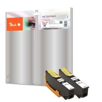 Peach Twin Pack Ink Cartridge Black, Compatible With Epson No. 24Xl Bk, T2431 Peach Kompatible Toner+Tinte Pi200-377