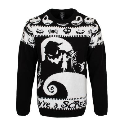 The Nightmare Before Christmas Sweat-shirt You're a Scream Noël Homme Noir - Taille XL