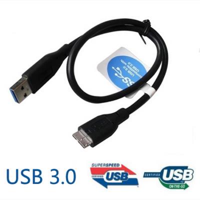 Cable disque dur externe USB 3.0 Samsung toshiba WD Hitashi - Noir