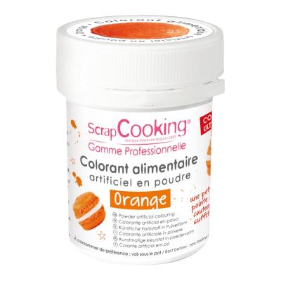Colorant alimentaire (artificiel) - Orange - Scrapcooking