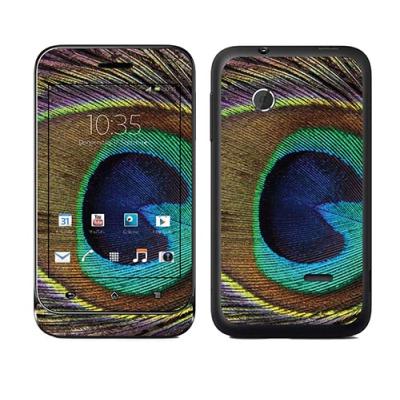 SKIN STICKERS POUR SONY XPERIA TIPO (STICKER : PLUME DE PAON)