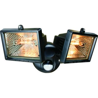 DOUBLE PROJECTEUR ECO-HALOGÈNE AVEC DÉTECTEUR DE MOUVEMENT 2 X 120W NOIR ELRO ES1202