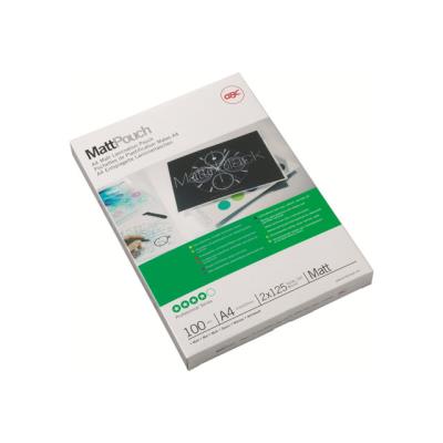GBC Lam Pouch A4 2X125 mic Matt - pack de 100 - mat - pochettes plastifiées