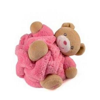 doudou kaloo ours framboise