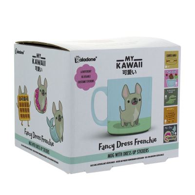 Robe Déguisement Personnalisable Bouledogue Français Tasse Inclus Autocollants