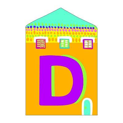 Djeco - Lettre petite maison en bois - D