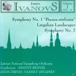 Janis Ivanovs: Orchestral Works, Vol. 1