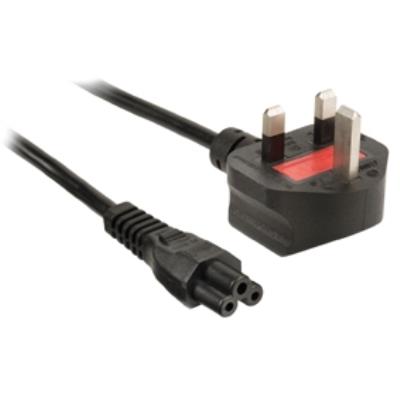 Câble dalimentation à prise anglaise mâle - iec-320-c5 2.00 m noir valueline