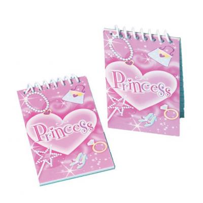 Mini bloc-notes princesse Taille  Unique