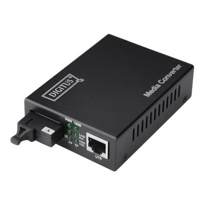 DIGITUS Professional DN-82123_040 - glasvezel mediaconverter - Ethernet, Fast Ethernet, Gigabit Ethernet