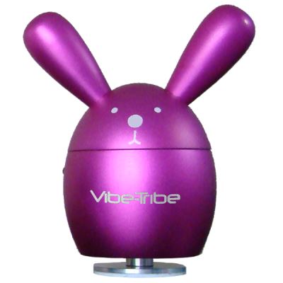 Vibe-Tribe Bunny: 3 Watt Haut-parleurs a Vibration, FM radio, Fente Carte TF, Télécommande à infrarouges