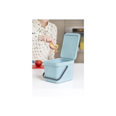 Poubelle BRABANTIA Waste Bin Sort & Go 6L Mint