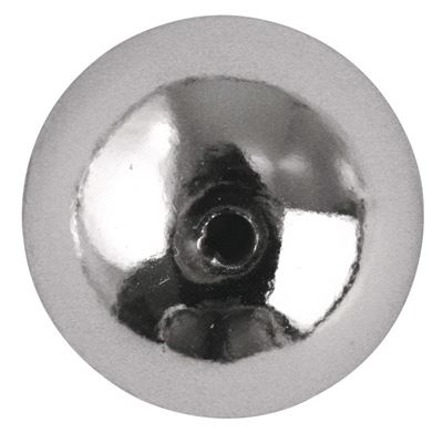 RAYHER 1630222 rundperlen-plastique – 4 mm-Boîte de 150 pièces (Argent)
