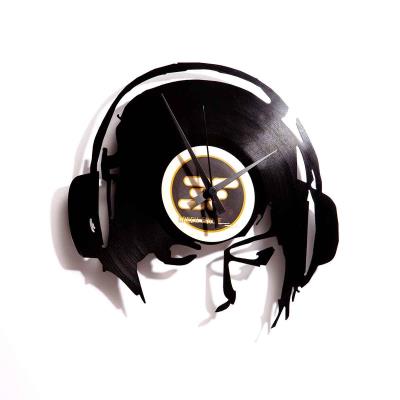 Horloge Vinyle Girl Of Night Atylia Couleur Noir
