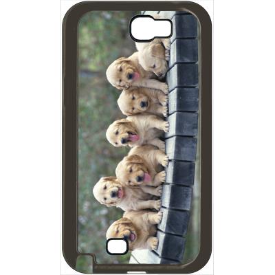 Coque samsung note 2 chiots golden retriever