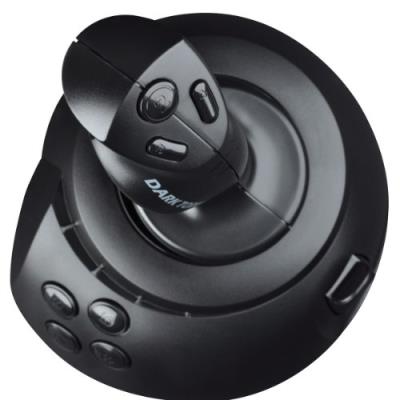 Speedlink Dark Tornado Joystick pour Jeux et Simulateurs pour PC(Manette des Gaz, Vibrations, Chapeau Chinois 8 Directions, Prise USB) Noir