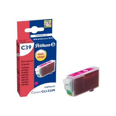 Pelikan C39 - magenta - inktcartridge (alternative for: Canon CLI-521M)