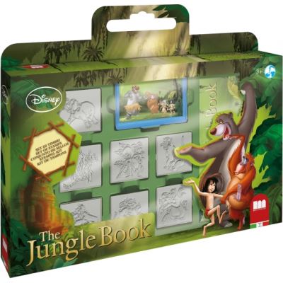 Multiprint Set de coloriage Jungle Book 12 pièces vert