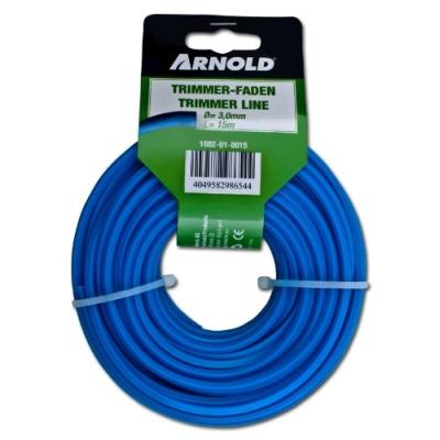 Arnold 1082-U1-0005 Fil Pour Coupe-Bordure Circulaire À 4 Pans 3 Mm