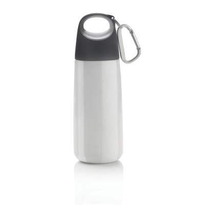 Bouteille avec mousqueton Bopp Mini, blanc