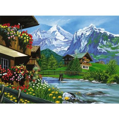 Oz International - Peinture au numéro - Initiés : Au pied des Alpes
